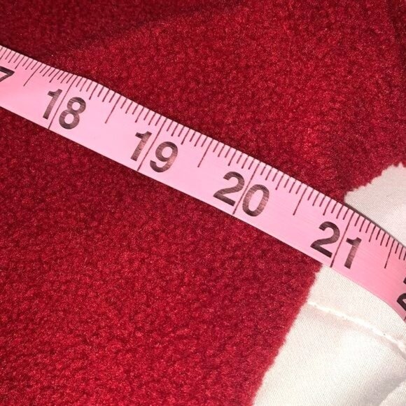 Vintage Basic Editions Red Fleece Jacket Medium - Picture 10 of 12